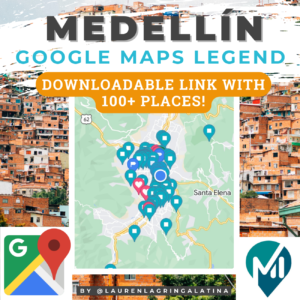 Master Medellín Google Maps Legend